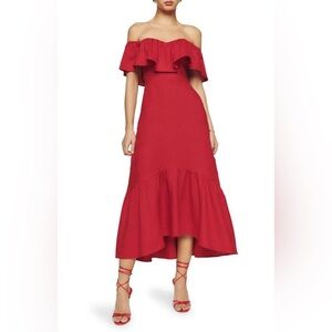 REFORMATION | Baela Linen Dress Sz US 8